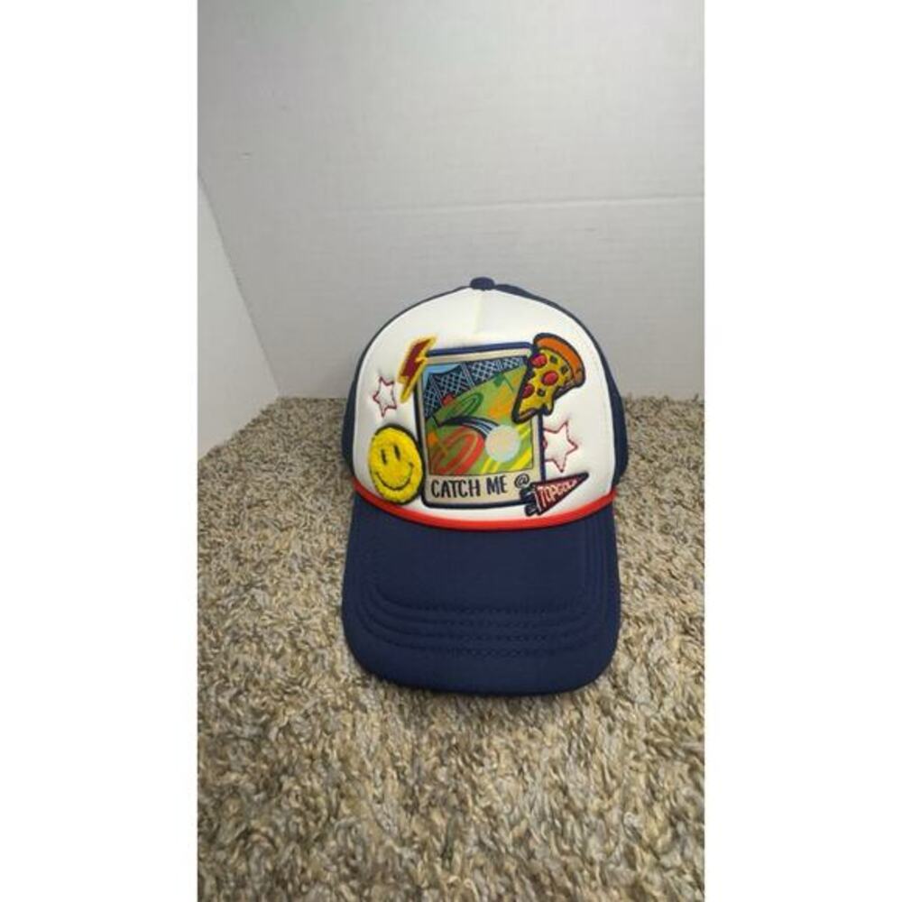 Catch Me At Top Golf Youth One Size Adjustable Mesh Snapback Hat Cap Trucker